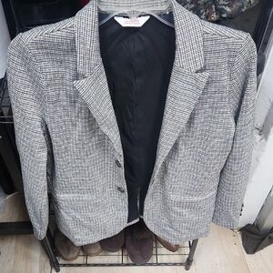 Cat & Jack Monochrome Checkered Blazer